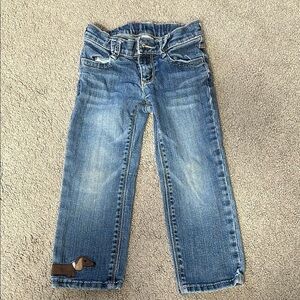 Gymboree Vintage 2010 Blue Jeans Dog Print | Size 3T FLAW